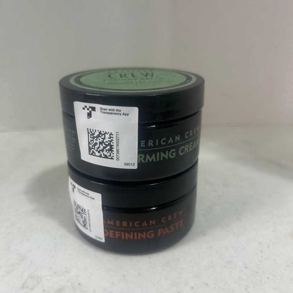 American Crew Hair Styling‎ Set Forming Cream and Defining Paste 3oz Each 2 Pack